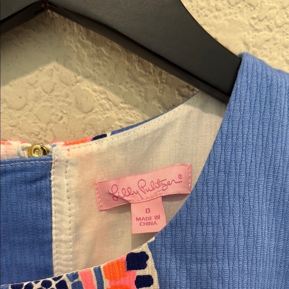 Lilly pulitzer Colorful Mini Dress  size 0 - Picture 2 of 13